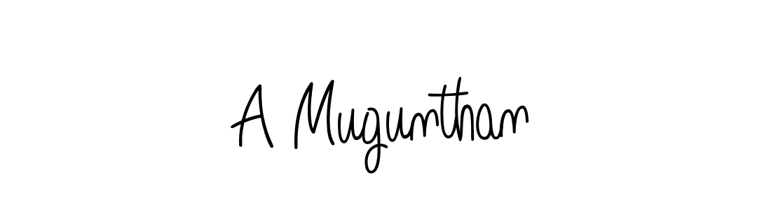 Use a signature maker to create a handwritten signature online. With this signature software, you can design (Angelique-Rose-font-FFP) your own signature for name A Mugunthan. A Mugunthan signature style 5 images and pictures png