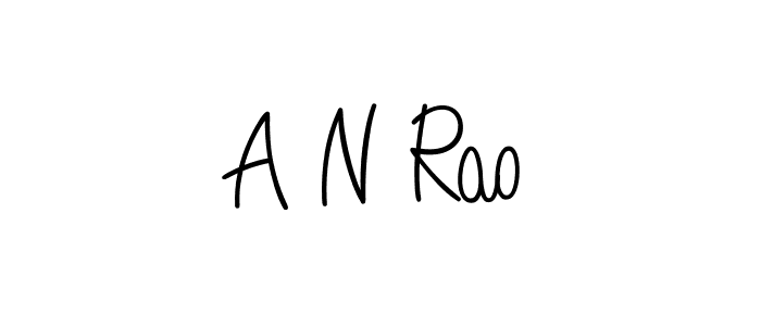 if you are searching for the best signature style for your name A N Rao. so please give up your signature search. here we have designed multiple signature styles  using Angelique-Rose-font-FFP. A N Rao signature style 5 images and pictures png