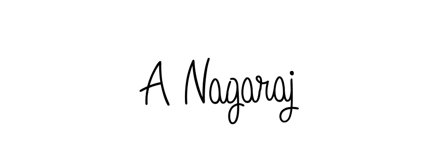 A Nagaraj stylish signature style. Best Handwritten Sign (Angelique-Rose-font-FFP) for my name. Handwritten Signature Collection Ideas for my name A Nagaraj. A Nagaraj signature style 5 images and pictures png