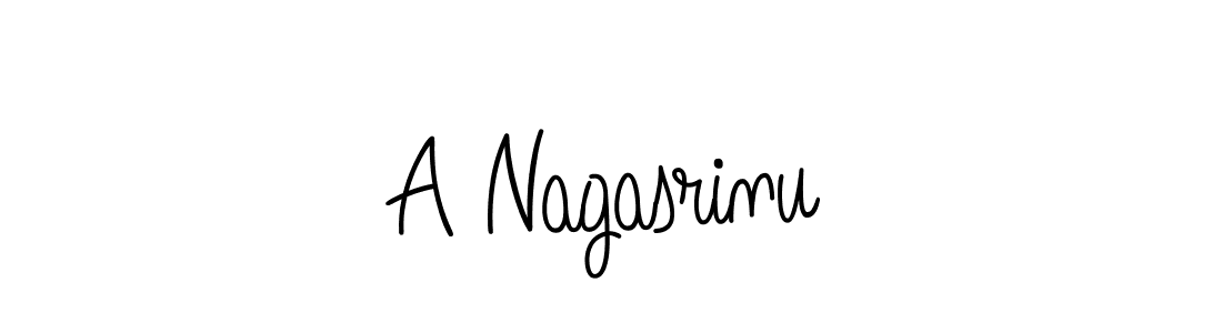 Use a signature maker to create a handwritten signature online. With this signature software, you can design (Angelique-Rose-font-FFP) your own signature for name A Nagasrinu. A Nagasrinu signature style 5 images and pictures png