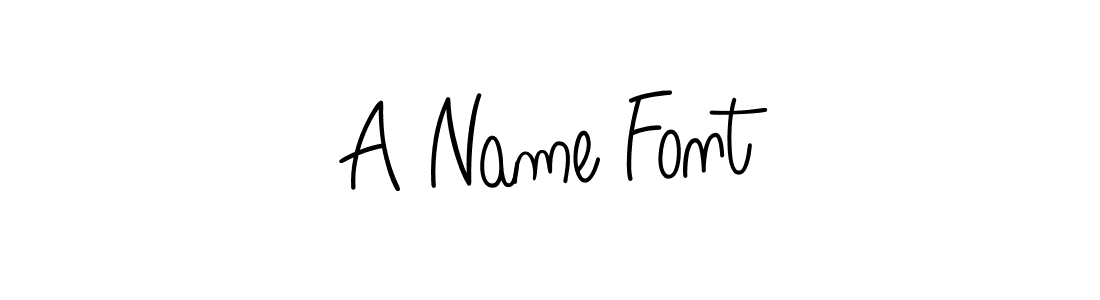 The best way (Angelique-Rose-font-FFP) to make a short signature is to pick only two or three words in your name. The name A Name Font include a total of six letters. For converting this name. A Name Font signature style 5 images and pictures png