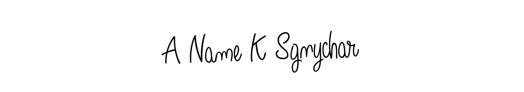 Similarly Angelique-Rose-font-FFP is the best handwritten signature design. Signature creator online .You can use it as an online autograph creator for name A Name K Sgnychar. A Name K Sgnychar signature style 5 images and pictures png