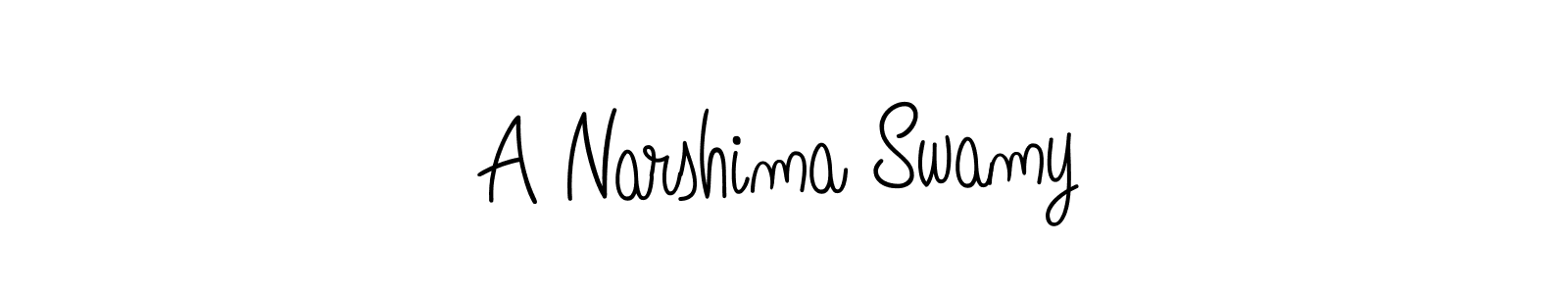 How to make A Narshima Swamy signature? Angelique-Rose-font-FFP is a professional autograph style. Create handwritten signature for A Narshima Swamy name. A Narshima Swamy signature style 5 images and pictures png