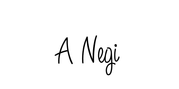 The best way (Angelique-Rose-font-FFP) to make a short signature is to pick only two or three words in your name. The name A Negi include a total of six letters. For converting this name. A Negi signature style 5 images and pictures png