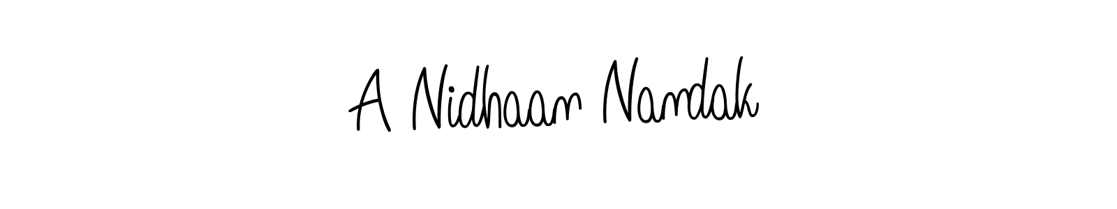 Make a short A Nidhaan Nandak signature style. Manage your documents anywhere anytime using Angelique-Rose-font-FFP. Create and add eSignatures, submit forms, share and send files easily. A Nidhaan Nandak signature style 5 images and pictures png