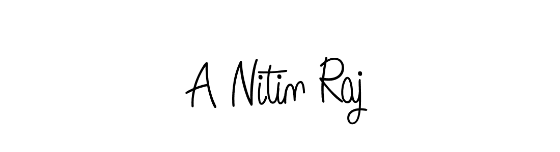 Also we have A Nitin Raj name is the best signature style. Create professional handwritten signature collection using Angelique-Rose-font-FFP autograph style. A Nitin Raj signature style 5 images and pictures png