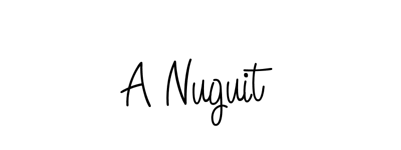 How to make A Nuguit name signature. Use Angelique-Rose-font-FFP style for creating short signs online. This is the latest handwritten sign. A Nuguit signature style 5 images and pictures png