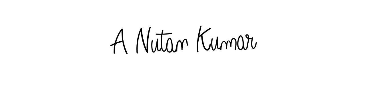 Check out images of Autograph of A Nutan Kumar name. Actor A Nutan Kumar Signature Style. Angelique-Rose-font-FFP is a professional sign style online. A Nutan Kumar signature style 5 images and pictures png