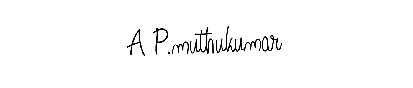 This is the best signature style for the A P.muthukumar name. Also you like these signature font (Angelique-Rose-font-FFP). Mix name signature. A P.muthukumar signature style 5 images and pictures png