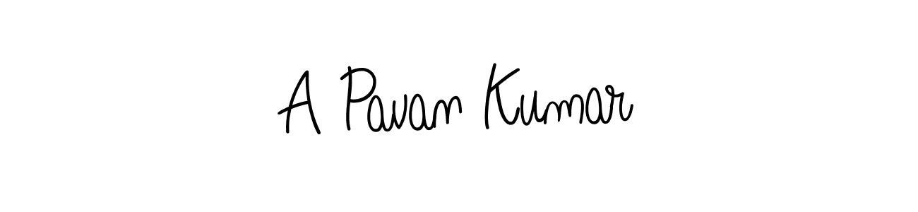 Make a beautiful signature design for name A Pavan Kumar. Use this online signature maker to create a handwritten signature for free. A Pavan Kumar signature style 5 images and pictures png