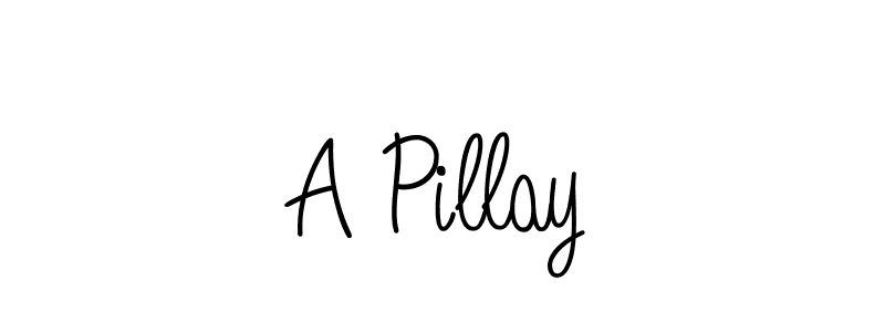 How to make A Pillay signature? Angelique-Rose-font-FFP is a professional autograph style. Create handwritten signature for A Pillay name. A Pillay signature style 5 images and pictures png