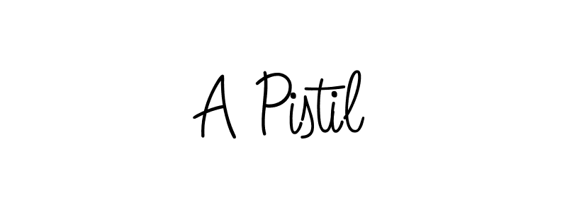 How to Draw A Pistil signature style? Angelique-Rose-font-FFP is a latest design signature styles for name A Pistil. A Pistil signature style 5 images and pictures png