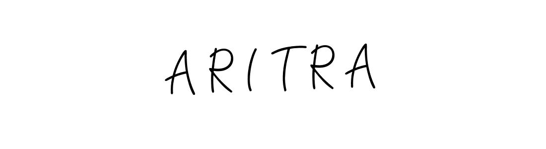 You should practise on your own different ways (Angelique-Rose-font-FFP) to write your name (A R I T R A) in signature. don't let someone else do it for you. A R I T R A signature style 5 images and pictures png