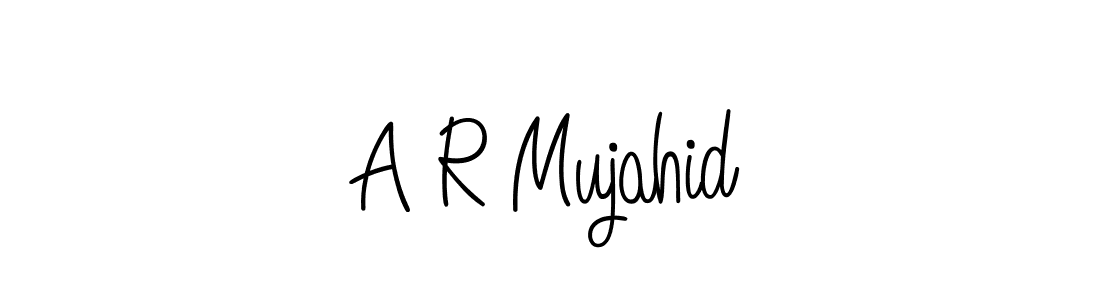 This is the best signature style for the A R Mujahid name. Also you like these signature font (Angelique-Rose-font-FFP). Mix name signature. A R Mujahid signature style 5 images and pictures png