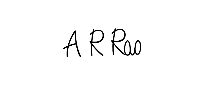 How to Draw A R Rao signature style? Angelique-Rose-font-FFP is a latest design signature styles for name A R Rao. A R Rao signature style 5 images and pictures png