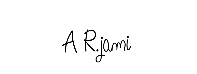 It looks lik you need a new signature style for name A R.jami. Design unique handwritten (Angelique-Rose-font-FFP) signature with our free signature maker in just a few clicks. A R.jami signature style 5 images and pictures png