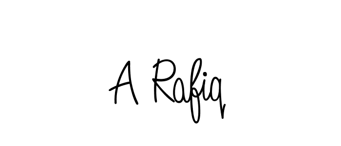 How to make A Rafiq signature? Angelique-Rose-font-FFP is a professional autograph style. Create handwritten signature for A Rafiq name. A Rafiq signature style 5 images and pictures png