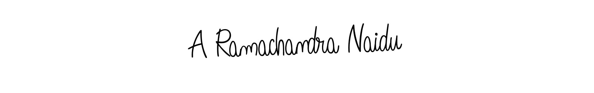 Create a beautiful signature design for name A Ramachandra Naidu. With this signature (Angelique-Rose-font-FFP) fonts, you can make a handwritten signature for free. A Ramachandra Naidu signature style 5 images and pictures png