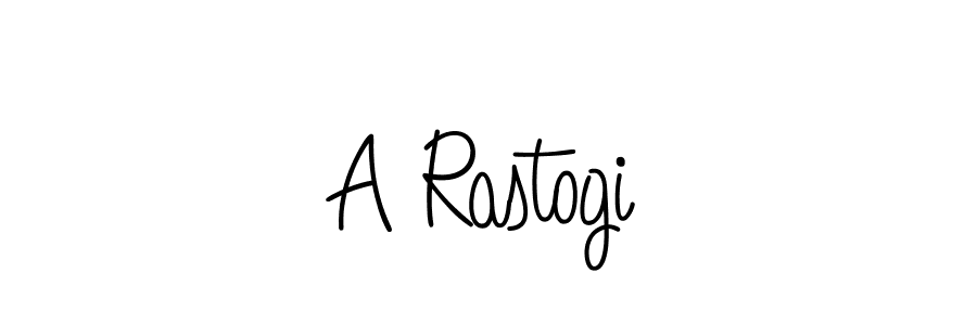 Use a signature maker to create a handwritten signature online. With this signature software, you can design (Angelique-Rose-font-FFP) your own signature for name A Rastogi. A Rastogi signature style 5 images and pictures png