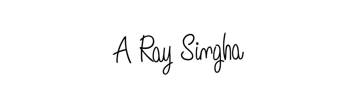 Also we have A Ray Singha name is the best signature style. Create professional handwritten signature collection using Angelique-Rose-font-FFP autograph style. A Ray Singha signature style 5 images and pictures png