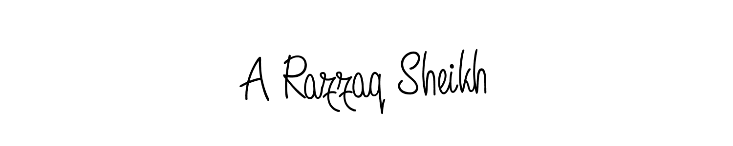 Also You can easily find your signature by using the search form. We will create A Razzaq Sheikh name handwritten signature images for you free of cost using Angelique-Rose-font-FFP sign style. A Razzaq Sheikh signature style 5 images and pictures png