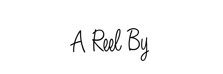 You should practise on your own different ways (Angelique-Rose-font-FFP) to write your name (A Reel By) in signature. don't let someone else do it for you. A Reel By signature style 5 images and pictures png