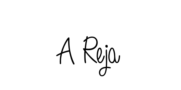 Once you've used our free online signature maker to create your best signature Angelique-Rose-font-FFP style, it's time to enjoy all of the benefits that A Reja name signing documents. A Reja signature style 5 images and pictures png