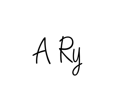 A Ry stylish signature style. Best Handwritten Sign (Angelique-Rose-font-FFP) for my name. Handwritten Signature Collection Ideas for my name A Ry. A Ry signature style 5 images and pictures png