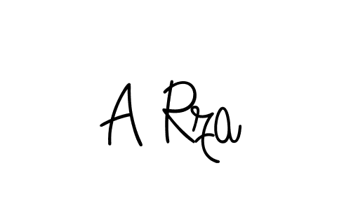 The best way (Angelique-Rose-font-FFP) to make a short signature is to pick only two or three words in your name. The name A Rza include a total of six letters. For converting this name. A Rza signature style 5 images and pictures png