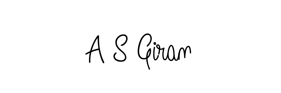 Also You can easily find your signature by using the search form. We will create A S Giran name handwritten signature images for you free of cost using Angelique-Rose-font-FFP sign style. A S Giran signature style 5 images and pictures png