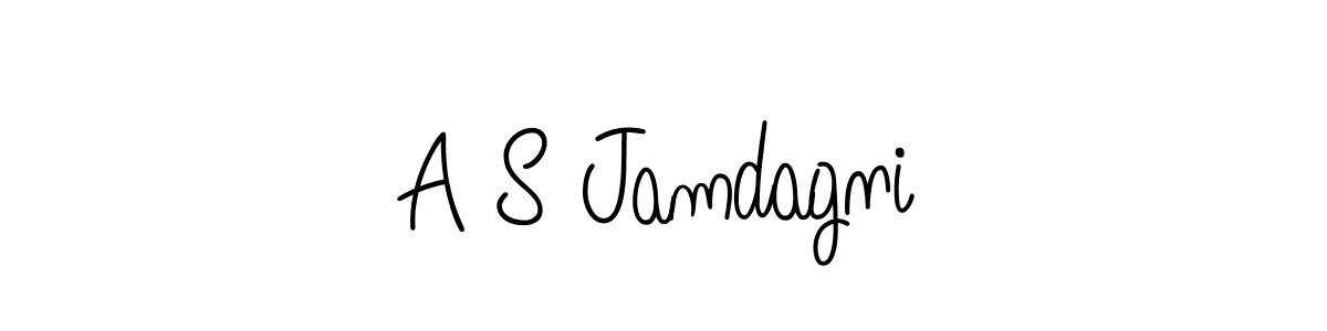 Angelique-Rose-font-FFP is a professional signature style that is perfect for those who want to add a touch of class to their signature. It is also a great choice for those who want to make their signature more unique. Get A S Jamdagni name to fancy signature for free. A S Jamdagni signature style 5 images and pictures png