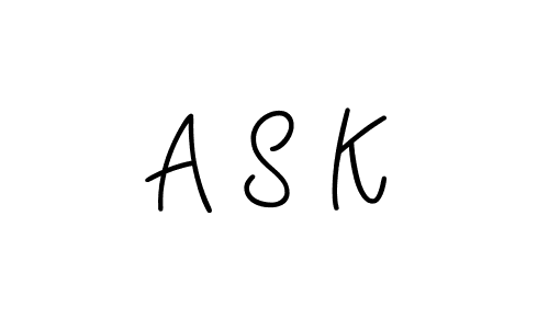 Create a beautiful signature design for name A S K. With this signature (Angelique-Rose-font-FFP) fonts, you can make a handwritten signature for free. A S K signature style 5 images and pictures png