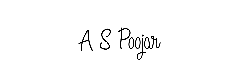 You can use this online signature creator to create a handwritten signature for the name A S Poojar. This is the best online autograph maker. A S Poojar signature style 5 images and pictures png