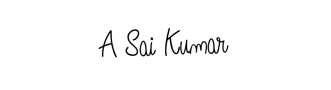 How to Draw A Sai Kumar signature style? Angelique-Rose-font-FFP is a latest design signature styles for name A Sai Kumar. A Sai Kumar signature style 5 images and pictures png