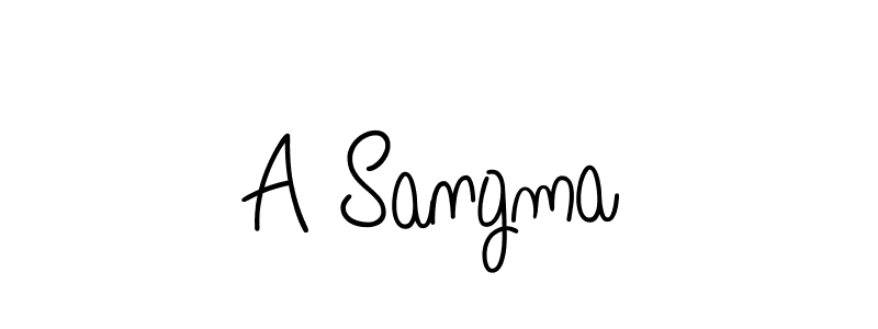This is the best signature style for the A Sangma name. Also you like these signature font (Angelique-Rose-font-FFP). Mix name signature. A Sangma signature style 5 images and pictures png
