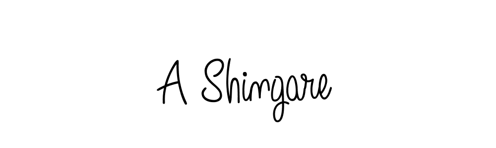 Design your own signature with our free online signature maker. With this signature software, you can create a handwritten (Angelique-Rose-font-FFP) signature for name A Shingare. A Shingare signature style 5 images and pictures png