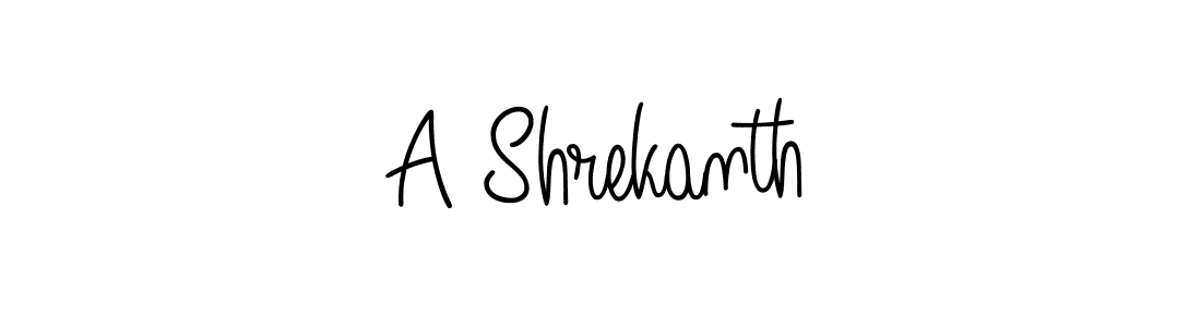 It looks lik you need a new signature style for name A Shrekanth. Design unique handwritten (Angelique-Rose-font-FFP) signature with our free signature maker in just a few clicks. A Shrekanth signature style 5 images and pictures png