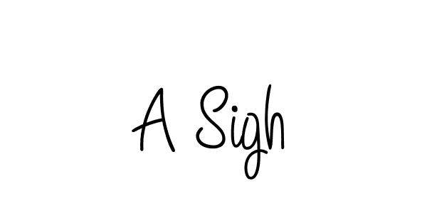 How to Draw A Sigh signature style? Angelique-Rose-font-FFP is a latest design signature styles for name A Sigh. A Sigh signature style 5 images and pictures png