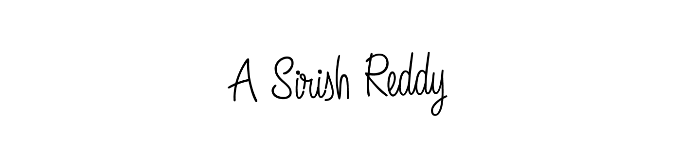 Similarly Angelique-Rose-font-FFP is the best handwritten signature design. Signature creator online .You can use it as an online autograph creator for name A Sirish Reddy. A Sirish Reddy signature style 5 images and pictures png