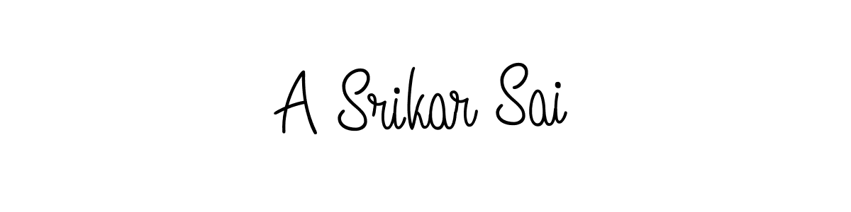 How to make A Srikar Sai signature? Angelique-Rose-font-FFP is a professional autograph style. Create handwritten signature for A Srikar Sai name. A Srikar Sai signature style 5 images and pictures png