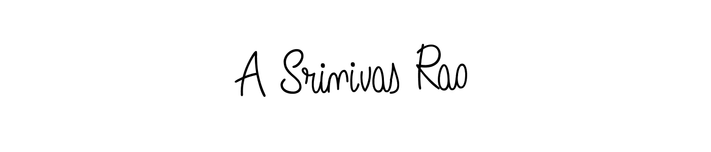 if you are searching for the best signature style for your name A Srinivas Rao. so please give up your signature search. here we have designed multiple signature styles  using Angelique-Rose-font-FFP. A Srinivas Rao signature style 5 images and pictures png
