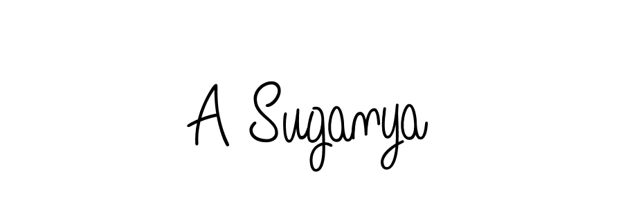 Also You can easily find your signature by using the search form. We will create A Suganya name handwritten signature images for you free of cost using Angelique-Rose-font-FFP sign style. A Suganya signature style 5 images and pictures png