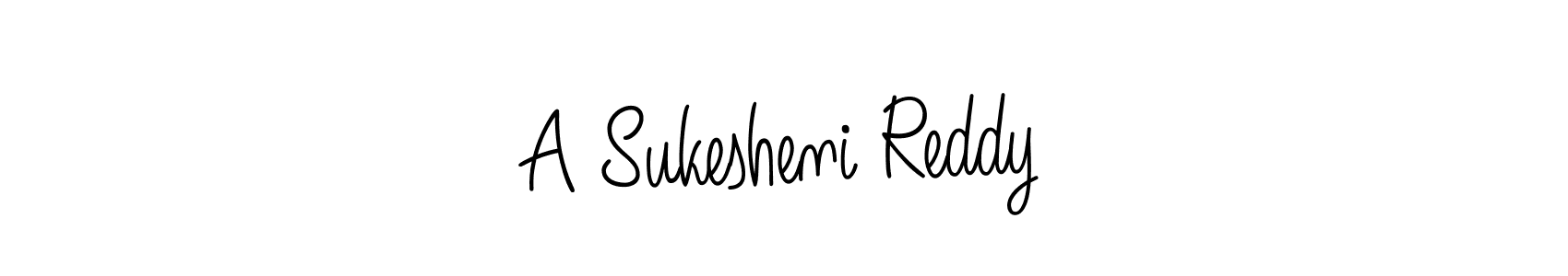 Similarly Angelique-Rose-font-FFP is the best handwritten signature design. Signature creator online .You can use it as an online autograph creator for name A Sukesheni Reddy. A Sukesheni Reddy signature style 5 images and pictures png