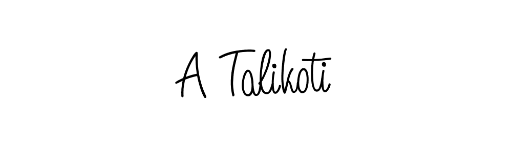 It looks lik you need a new signature style for name A Talikoti. Design unique handwritten (Angelique-Rose-font-FFP) signature with our free signature maker in just a few clicks. A Talikoti signature style 5 images and pictures png