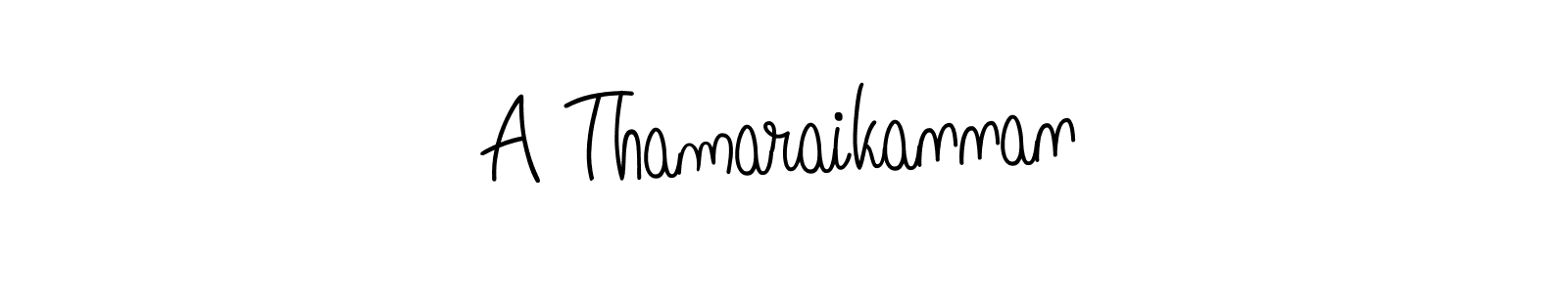 How to make A Thamaraikannan signature? Angelique-Rose-font-FFP is a professional autograph style. Create handwritten signature for A Thamaraikannan name. A Thamaraikannan signature style 5 images and pictures png