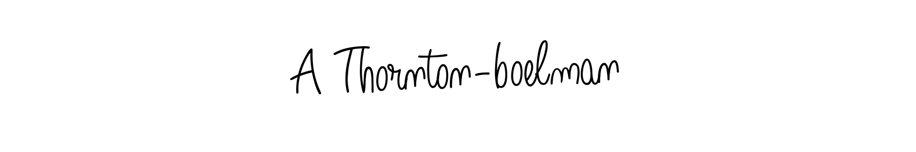 Also You can easily find your signature by using the search form. We will create A Thornton-boelman name handwritten signature images for you free of cost using Angelique-Rose-font-FFP sign style. A Thornton-boelman signature style 5 images and pictures png