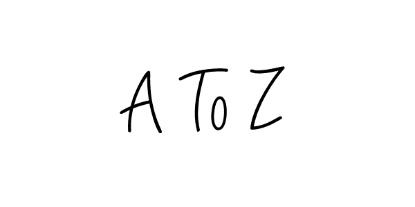 Design your own signature with our free online signature maker. With this signature software, you can create a handwritten (Angelique-Rose-font-FFP) signature for name A To Z. A To Z signature style 5 images and pictures png