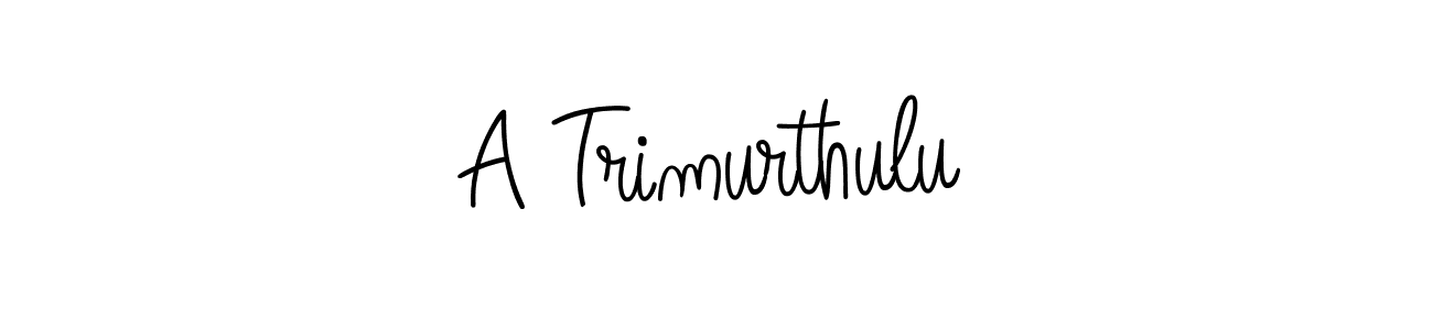 Create a beautiful signature design for name A Trimurthulu. With this signature (Angelique-Rose-font-FFP) fonts, you can make a handwritten signature for free. A Trimurthulu signature style 5 images and pictures png
