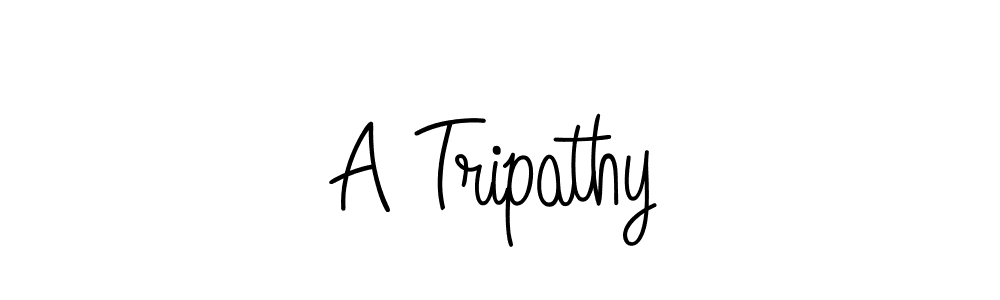 Create a beautiful signature design for name A Tripathy. With this signature (Angelique-Rose-font-FFP) fonts, you can make a handwritten signature for free. A Tripathy signature style 5 images and pictures png