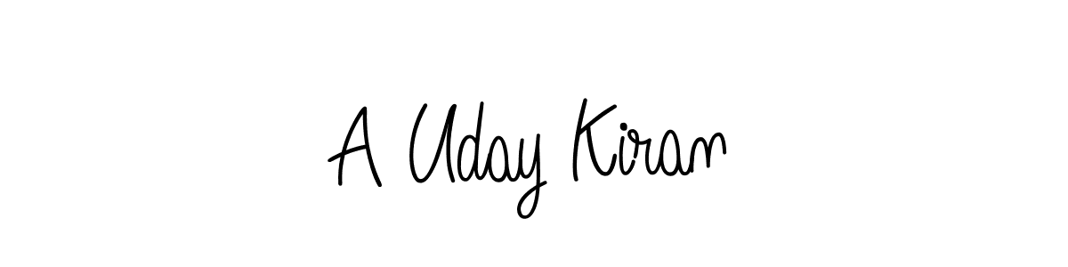 Check out images of Autograph of A Uday Kiran name. Actor A Uday Kiran Signature Style. Angelique-Rose-font-FFP is a professional sign style online. A Uday Kiran signature style 5 images and pictures png